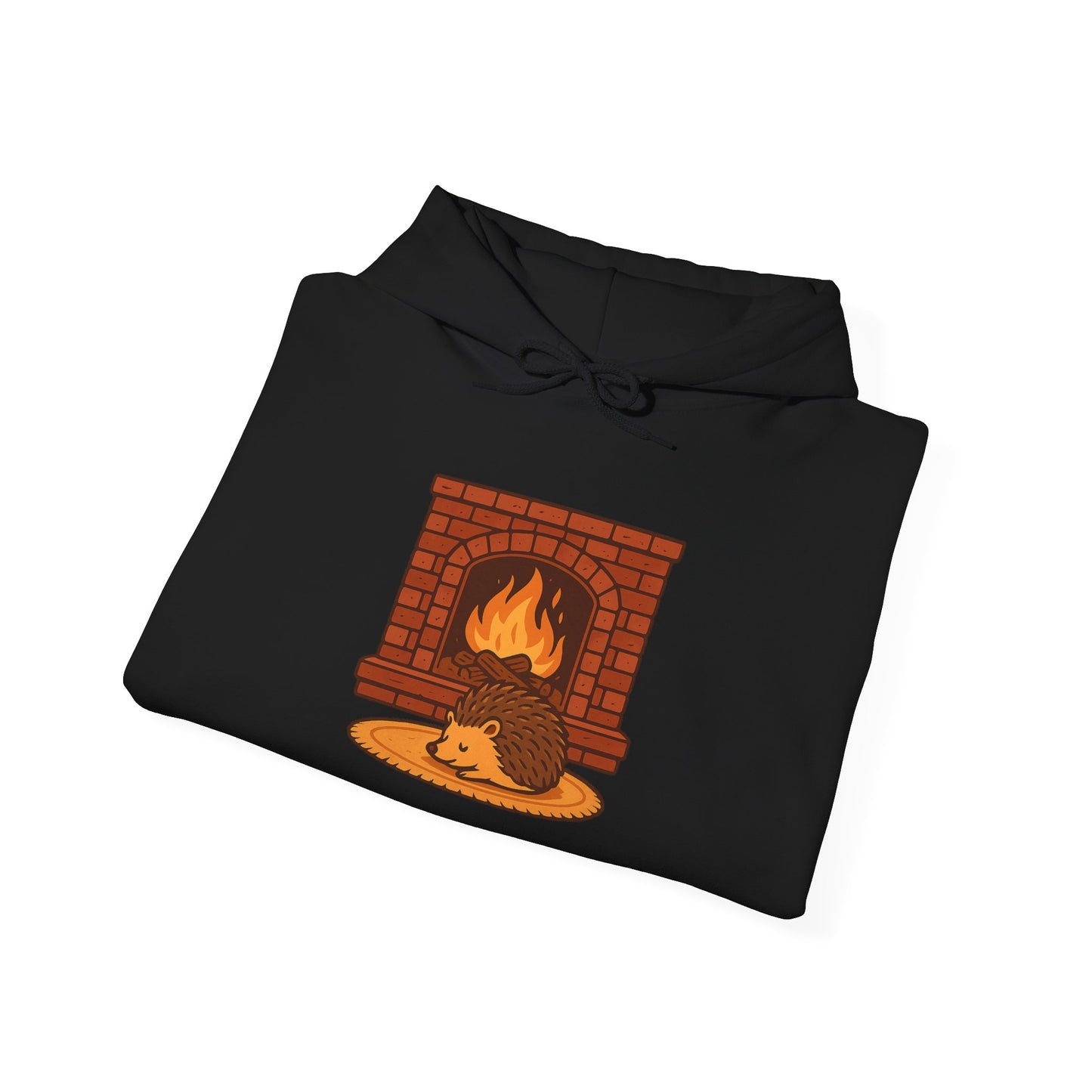 Fireside Spines Cozy Autumn Hoodie