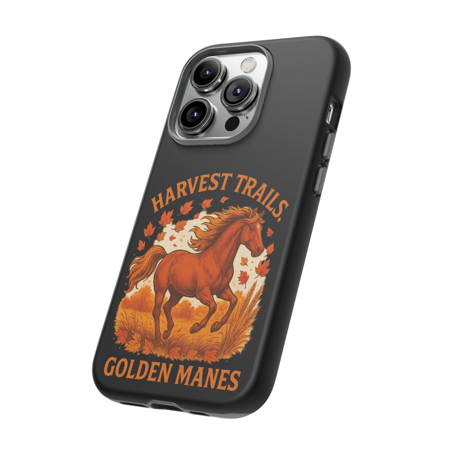 Harvest Trails Golden Manes Autumn Themed Phone Case