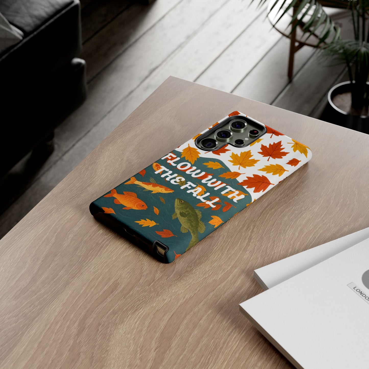 Flow With The Fall Fish Phone Case