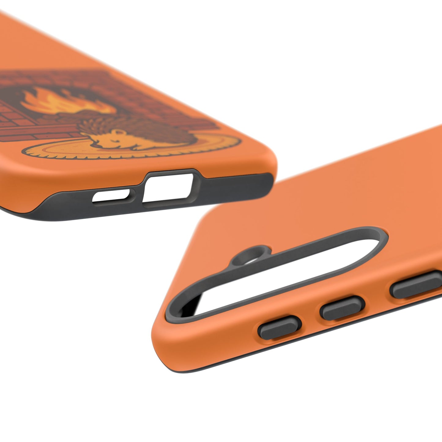 Fireside Spines Cozy Autumn Hedgehog Phone Case