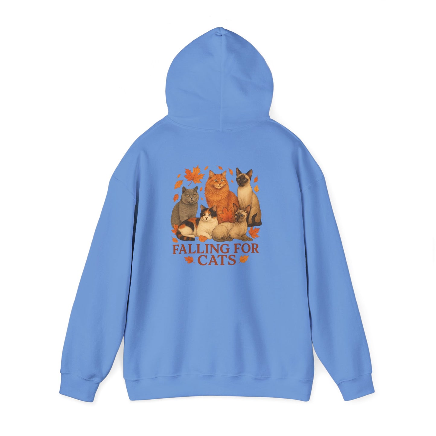 Falling For Cats Hooded Sweatshirt
