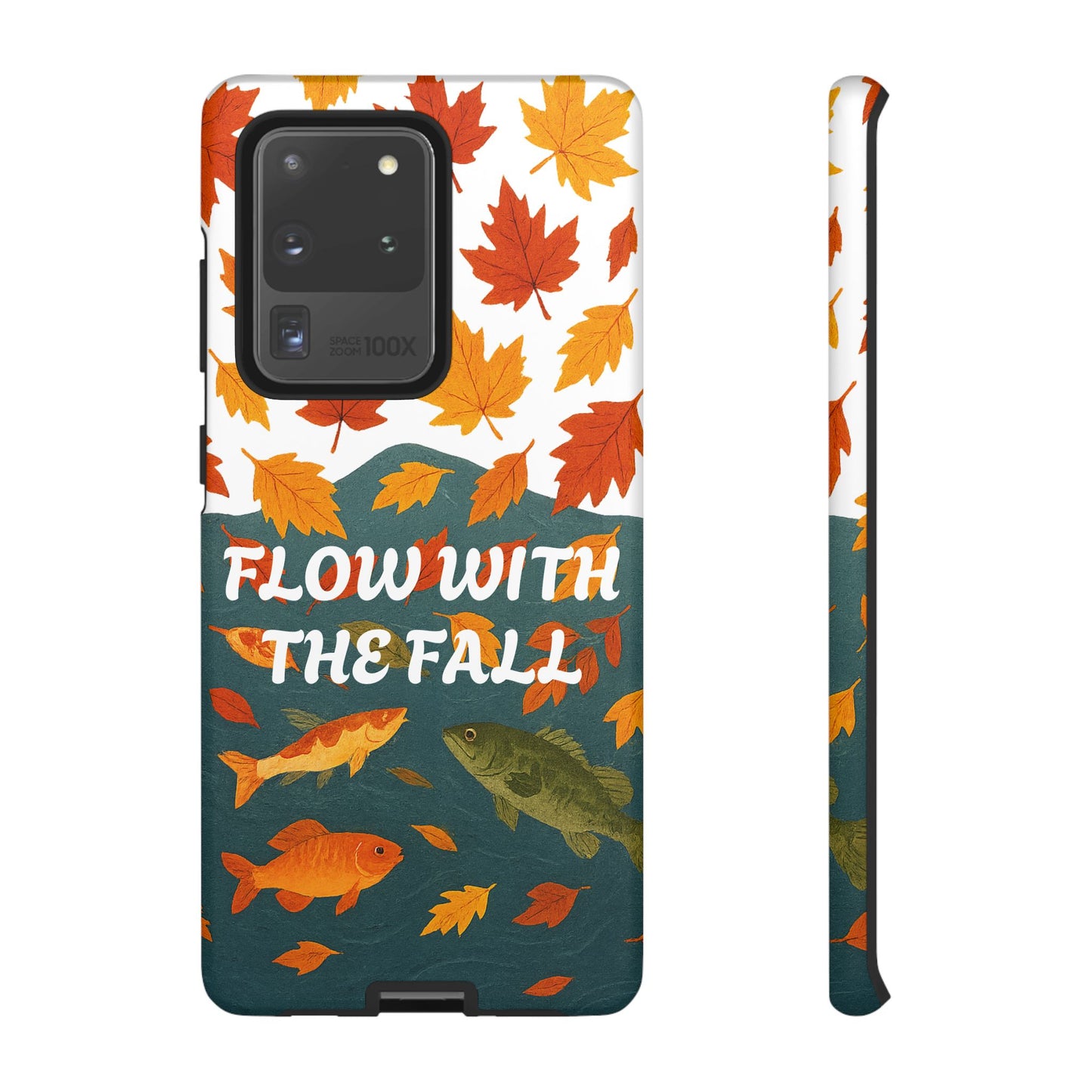 Flow With The Fall Fish Phone Case