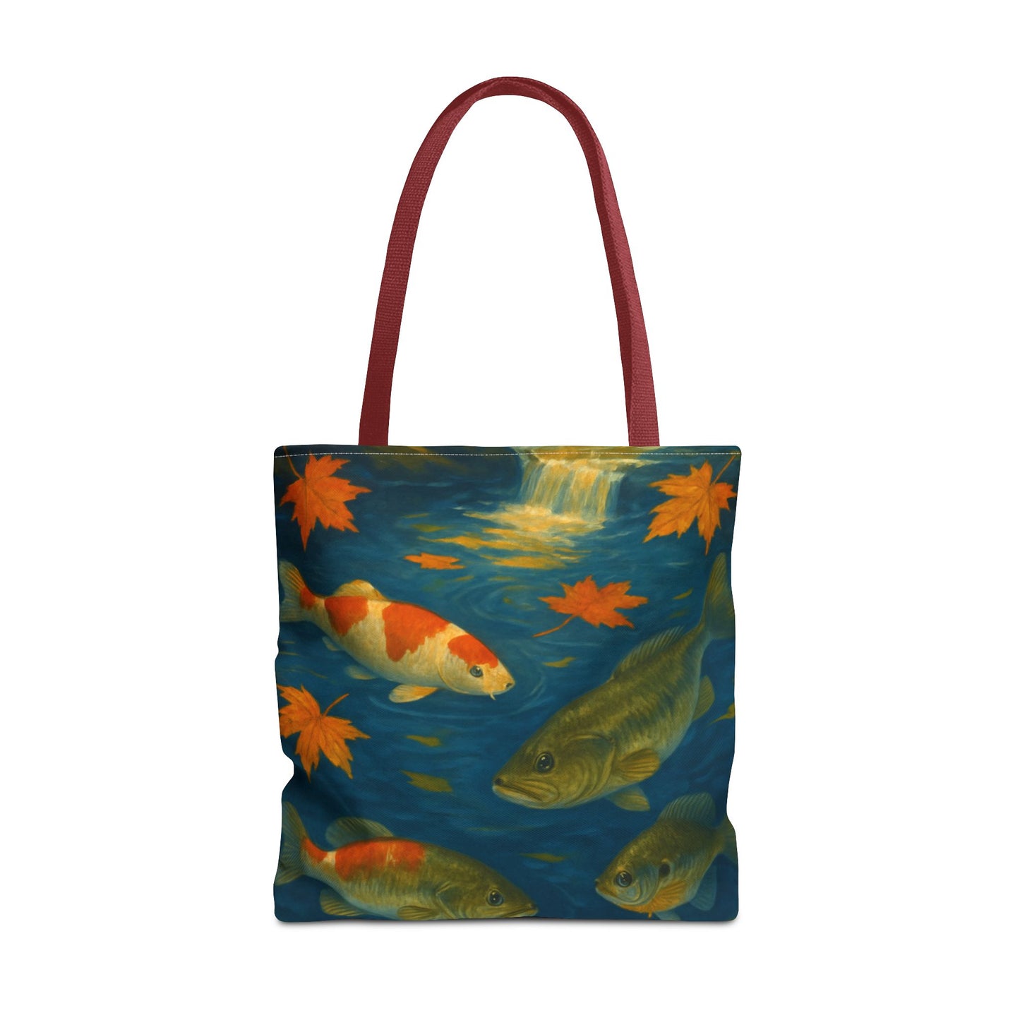 Fall Fish Print Tote Bag