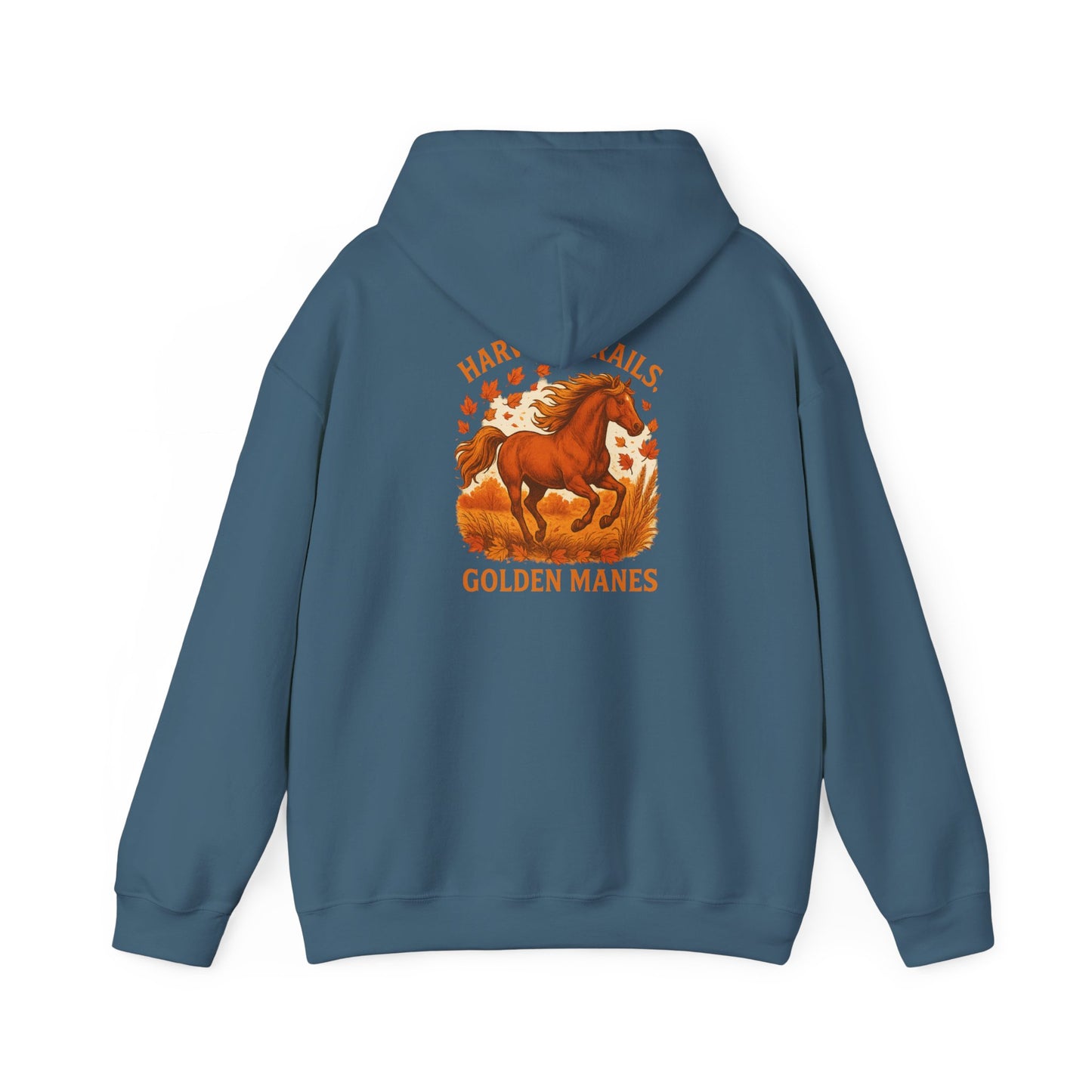 Harvest Trails Golden Manes Autumn Themed Hoodie