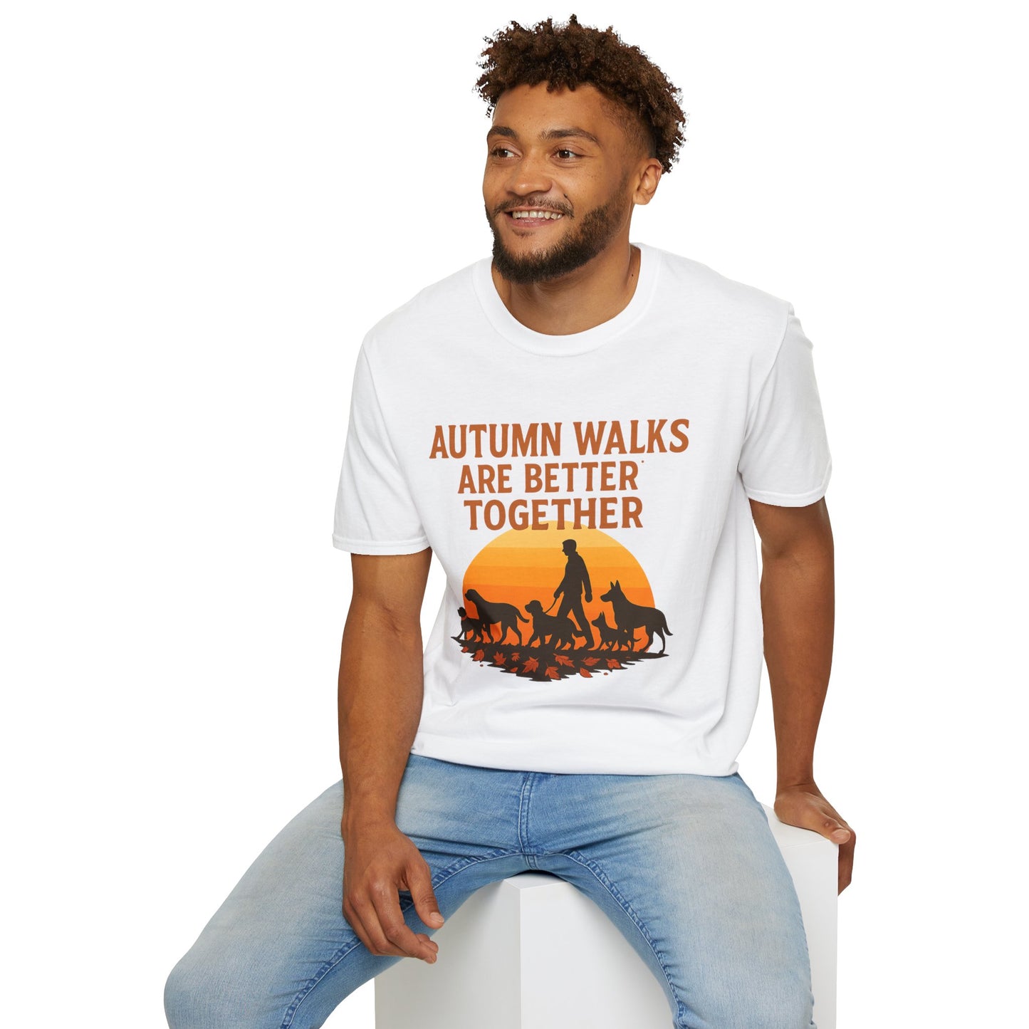 Autumn Walks Unisex T-Shirt, Casual Tee