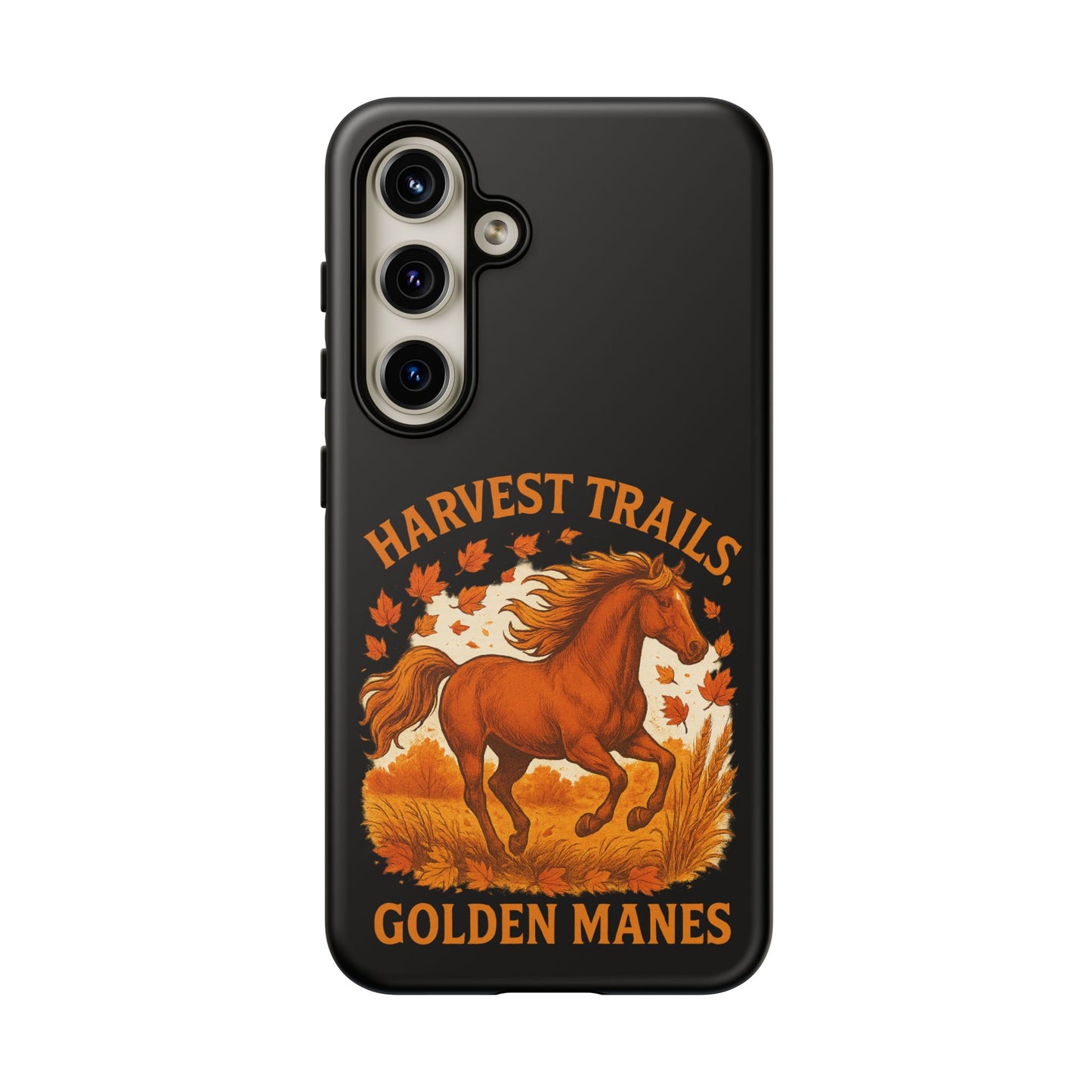 Harvest Trails Golden Manes Autumn Themed Phone Case