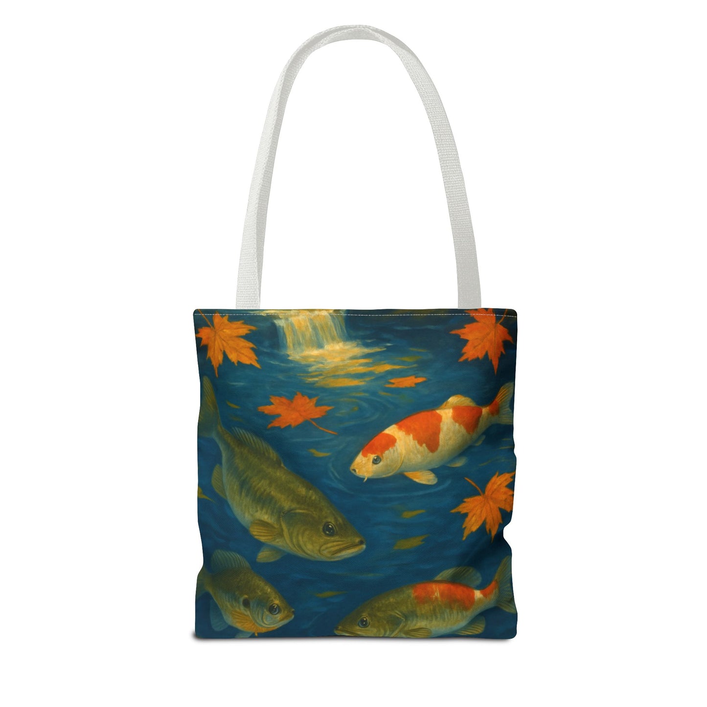 Fall Fish Print Tote Bag