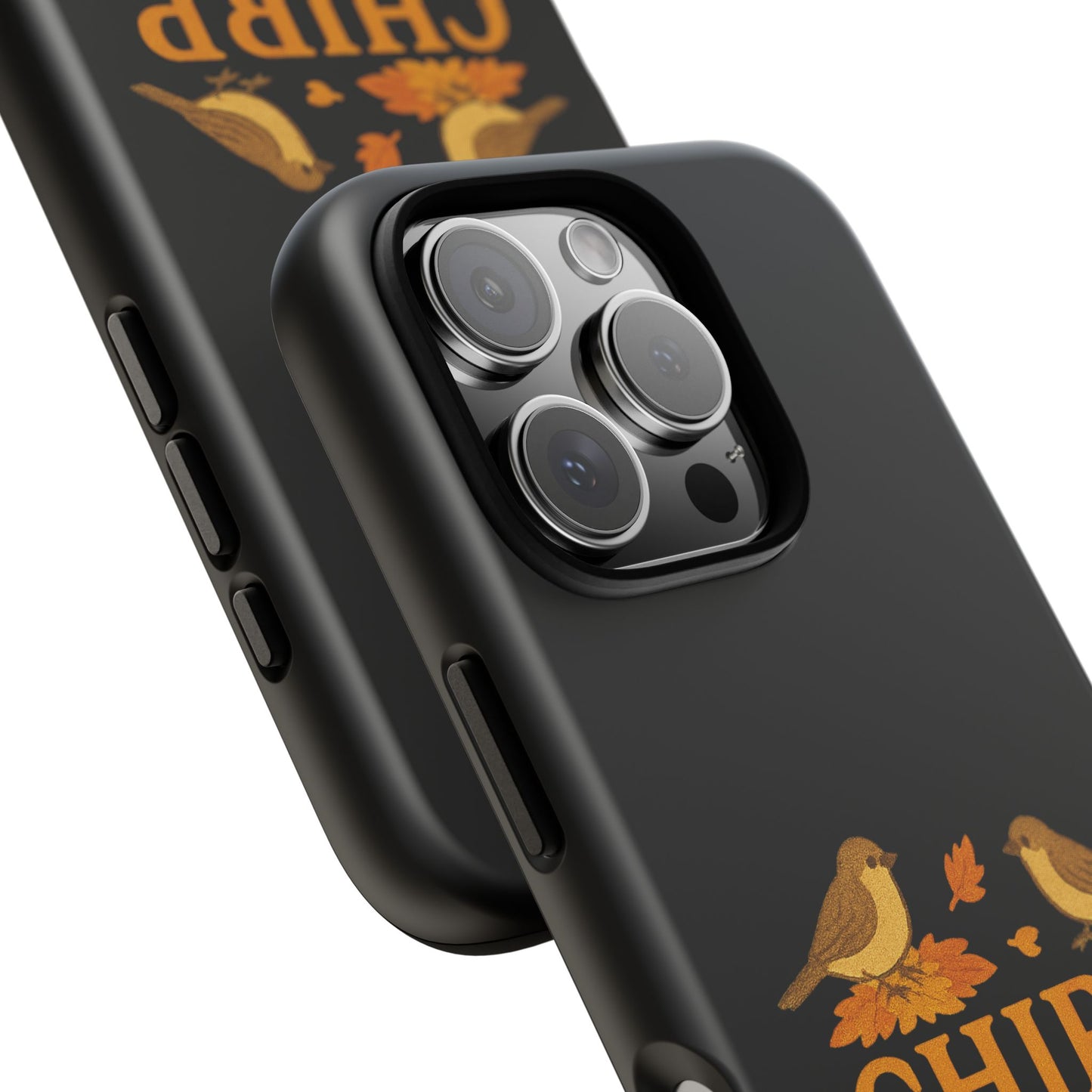 Chirp Crunch Cozy Autumn Themed Phone Case