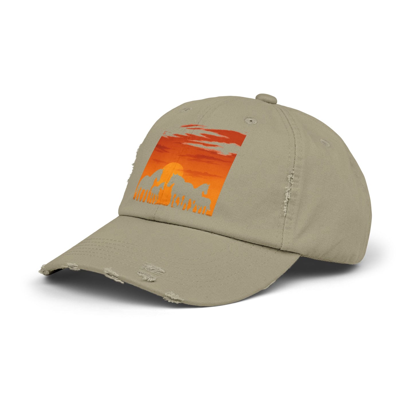Horses on the Horizon Distressed Hat