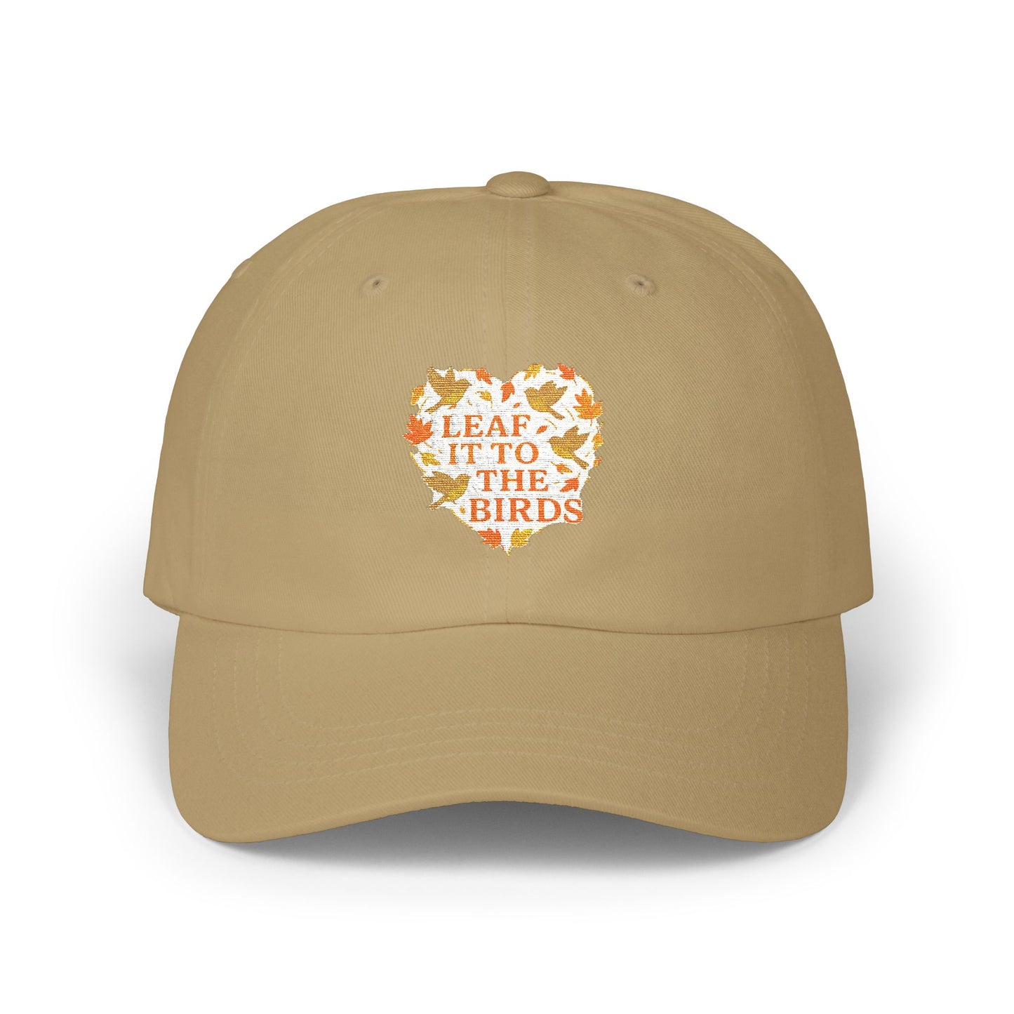 leaf It To The Birds Autumn Themed Cap