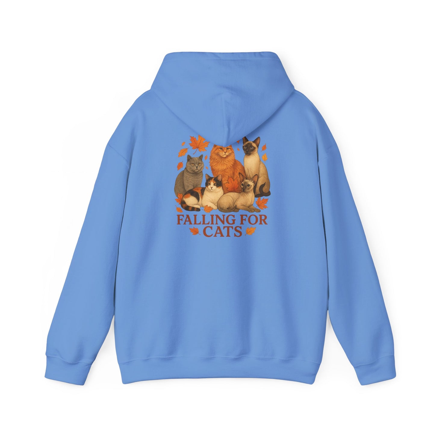Falling For Cats Hooded Sweatshirt