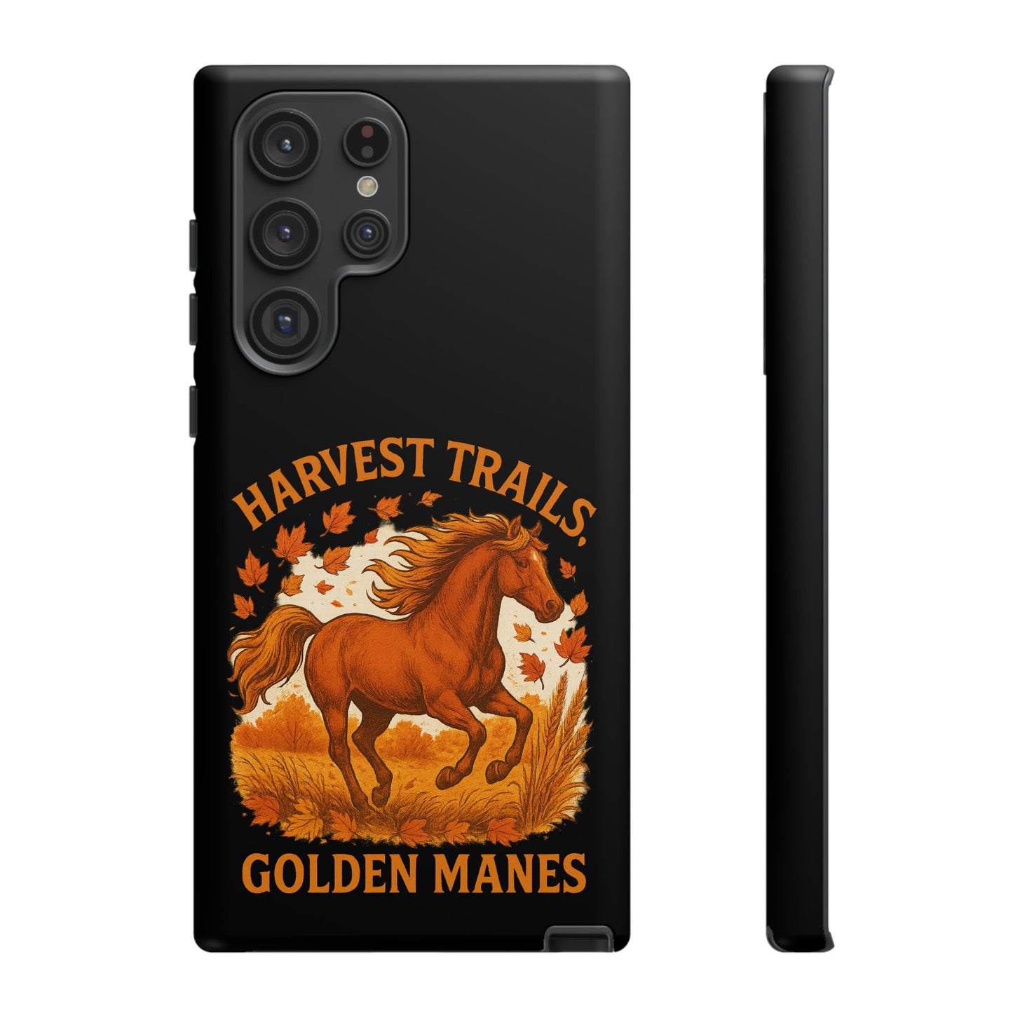 Harvest Trails Golden Manes Autumn Themed Phone Case