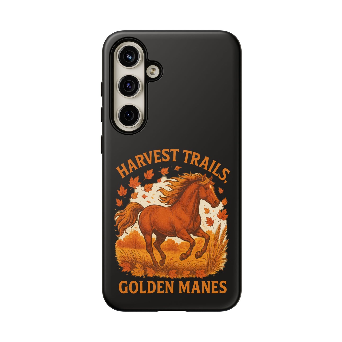 Harvest Trails Golden Manes Autumn Themed Phone Case