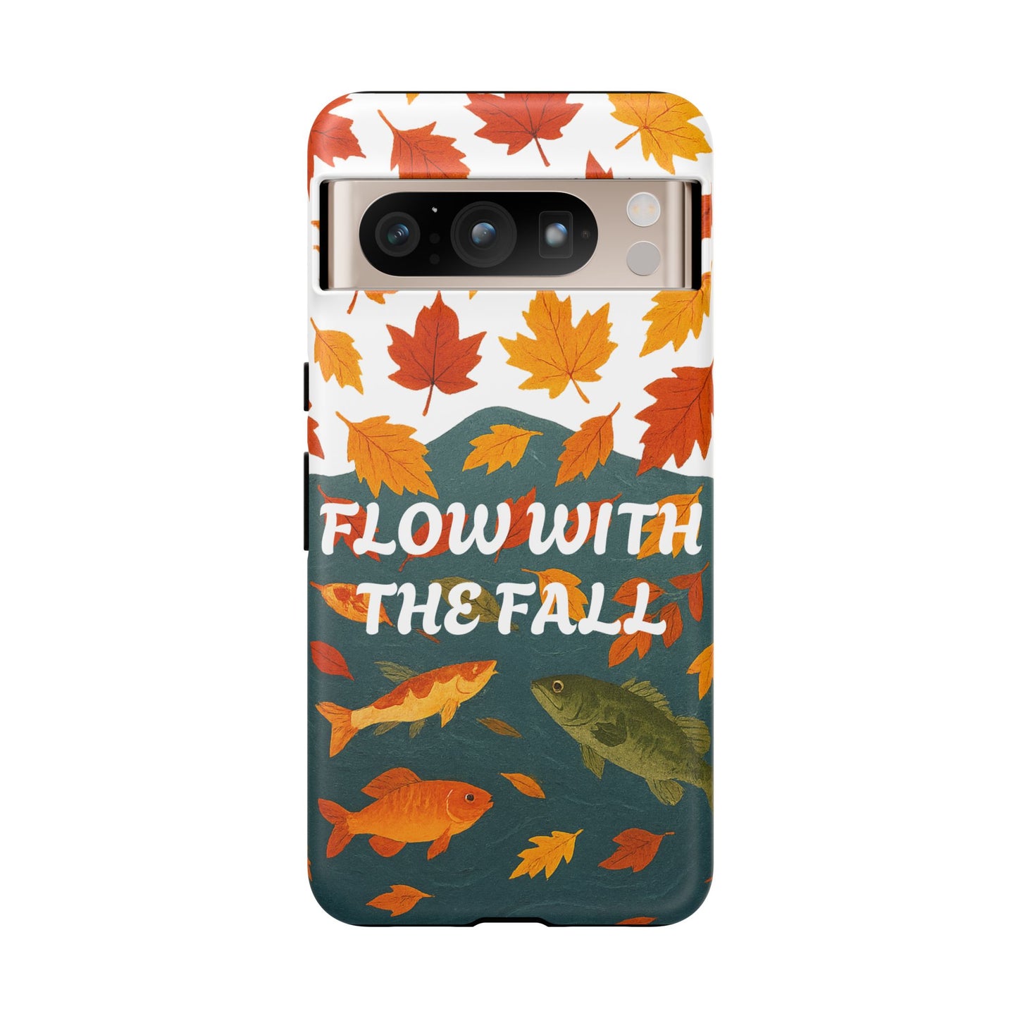 Flow With The Fall Fish Phone Case