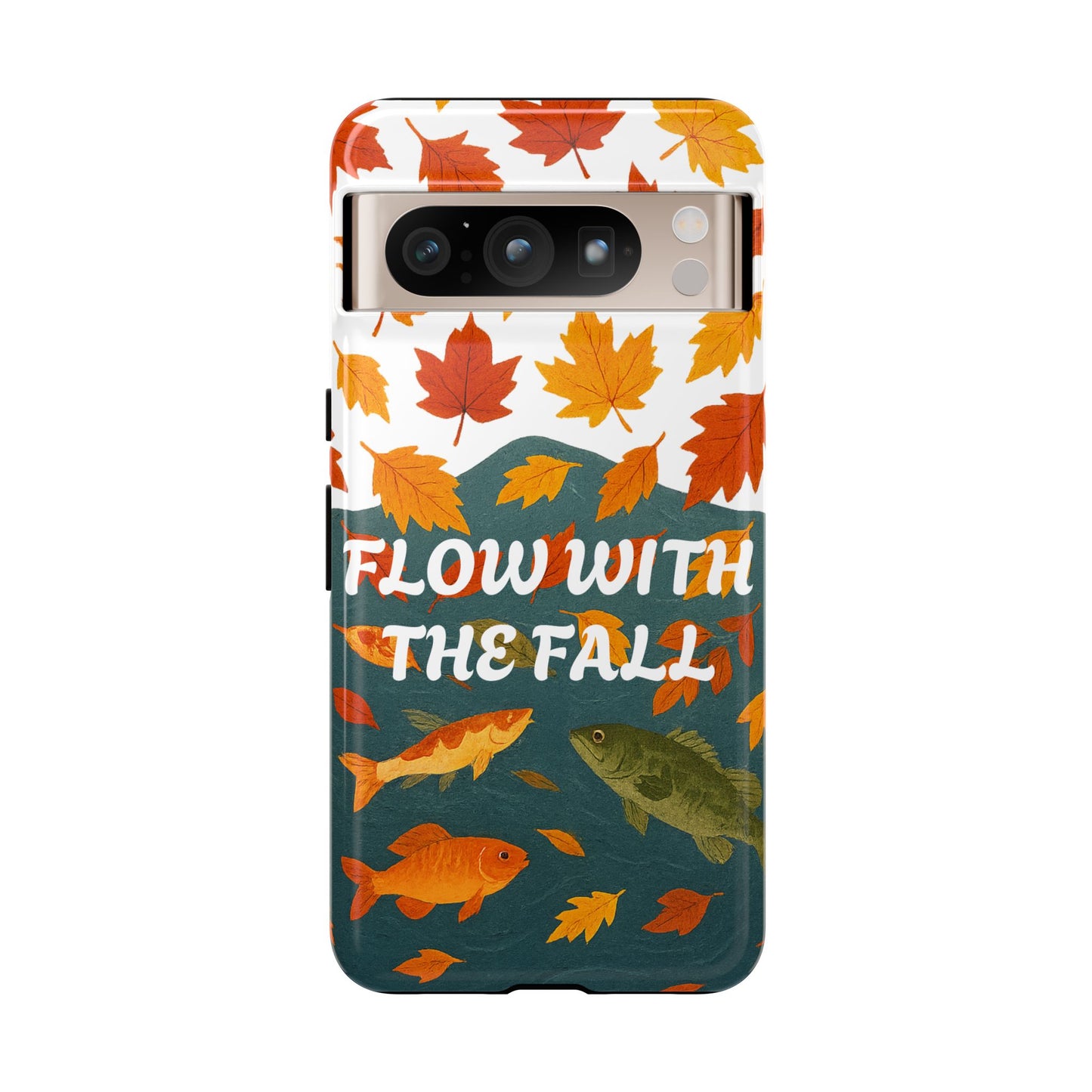 Flow With The Fall Fish Phone Case