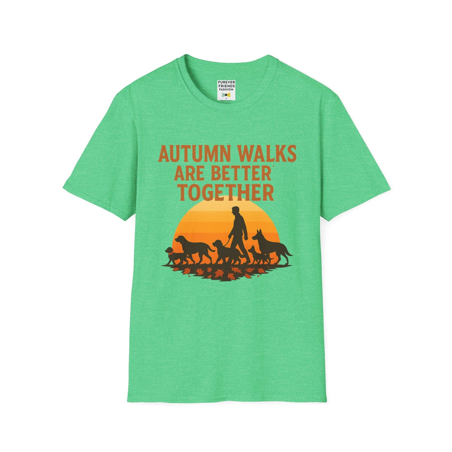 Autumn Walks Unisex T-Shirt, Casual Tee