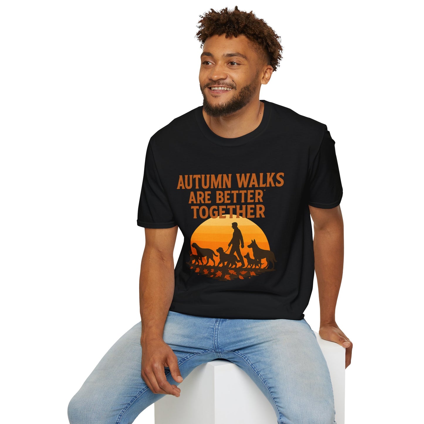 Autumn Walks Unisex T-Shirt, Casual Tee