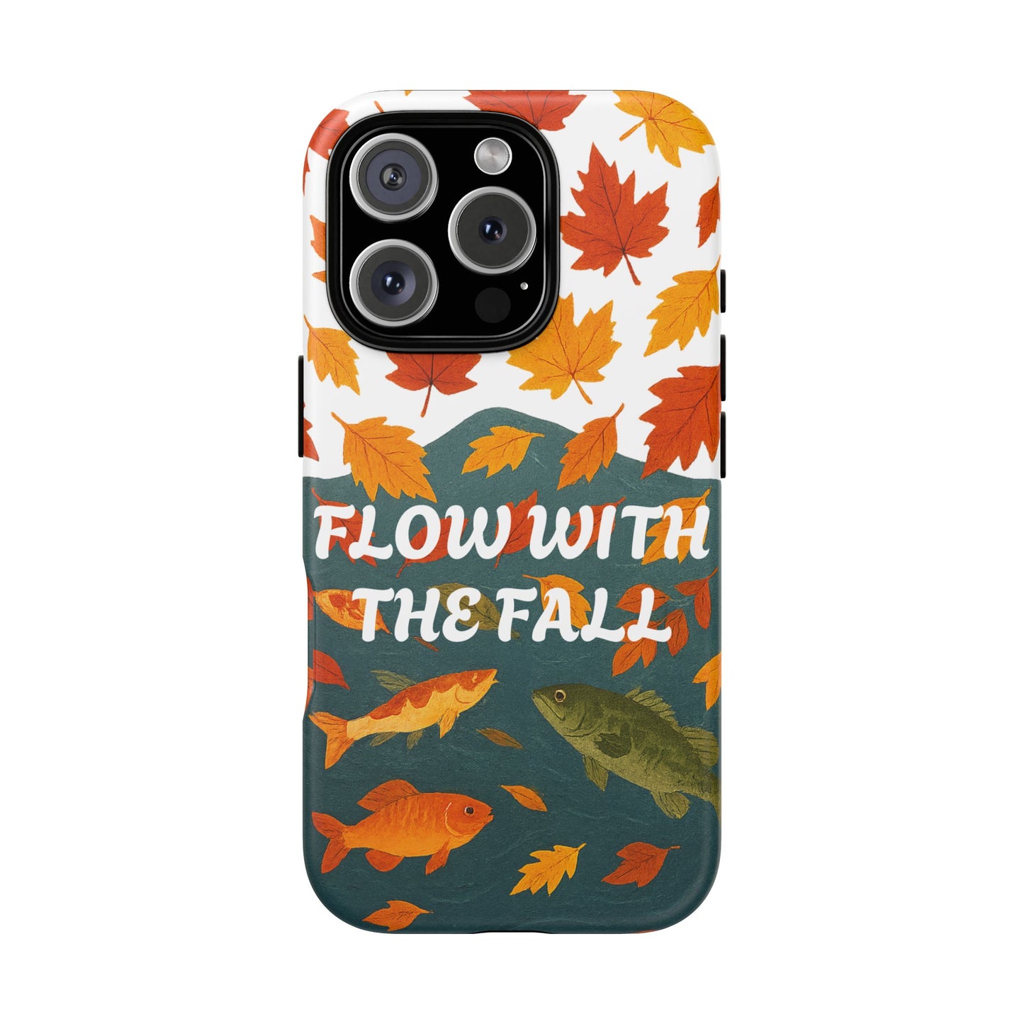 Flow With The Fall Fish Phone Case