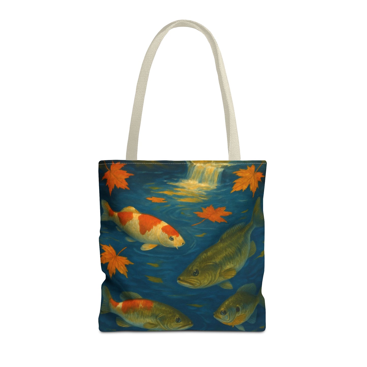Fall Fish Print Tote Bag
