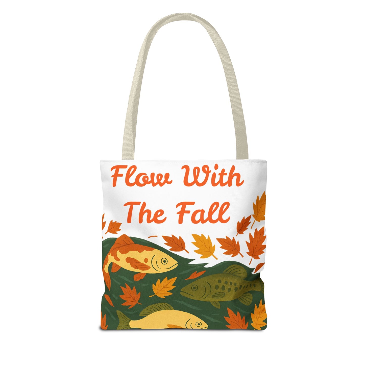 Flow With The Fall Print Tote Bag
