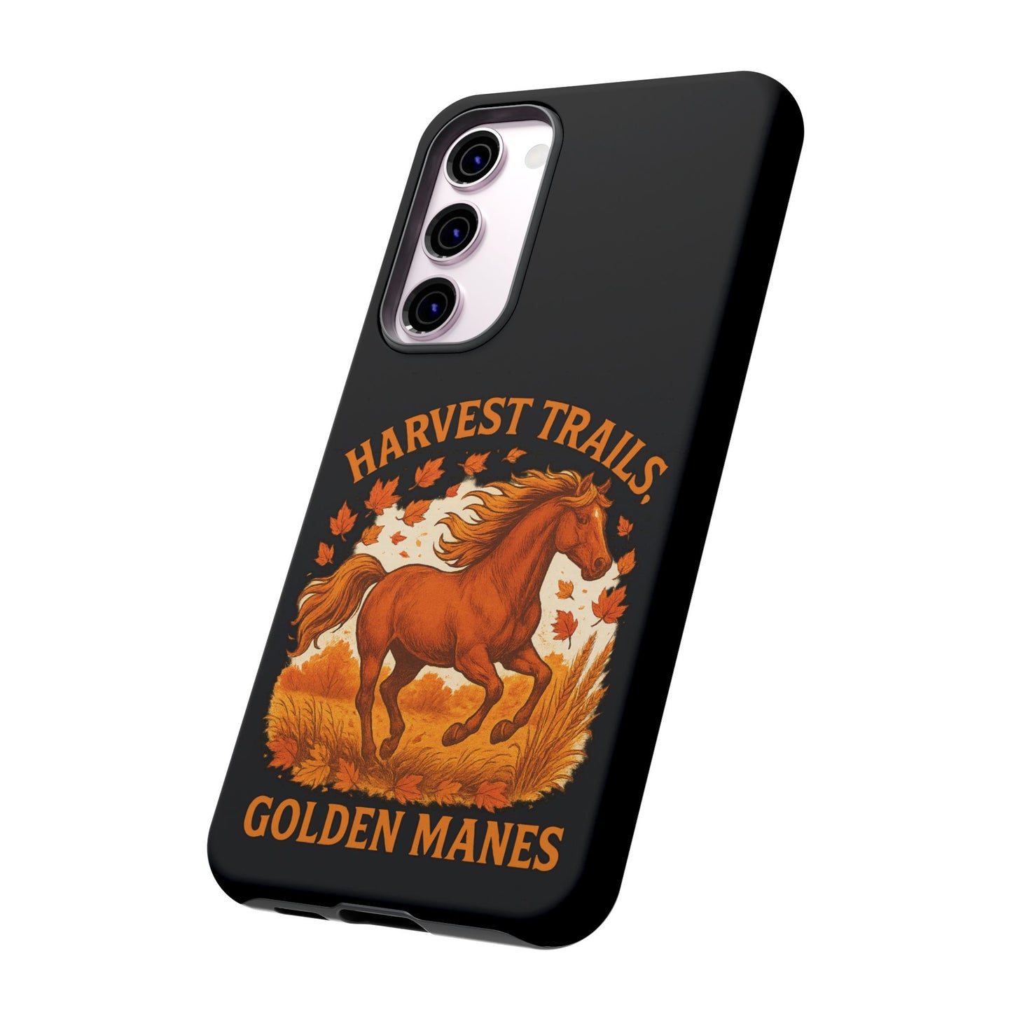 Harvest Trails Golden Manes Autumn Themed Phone Case