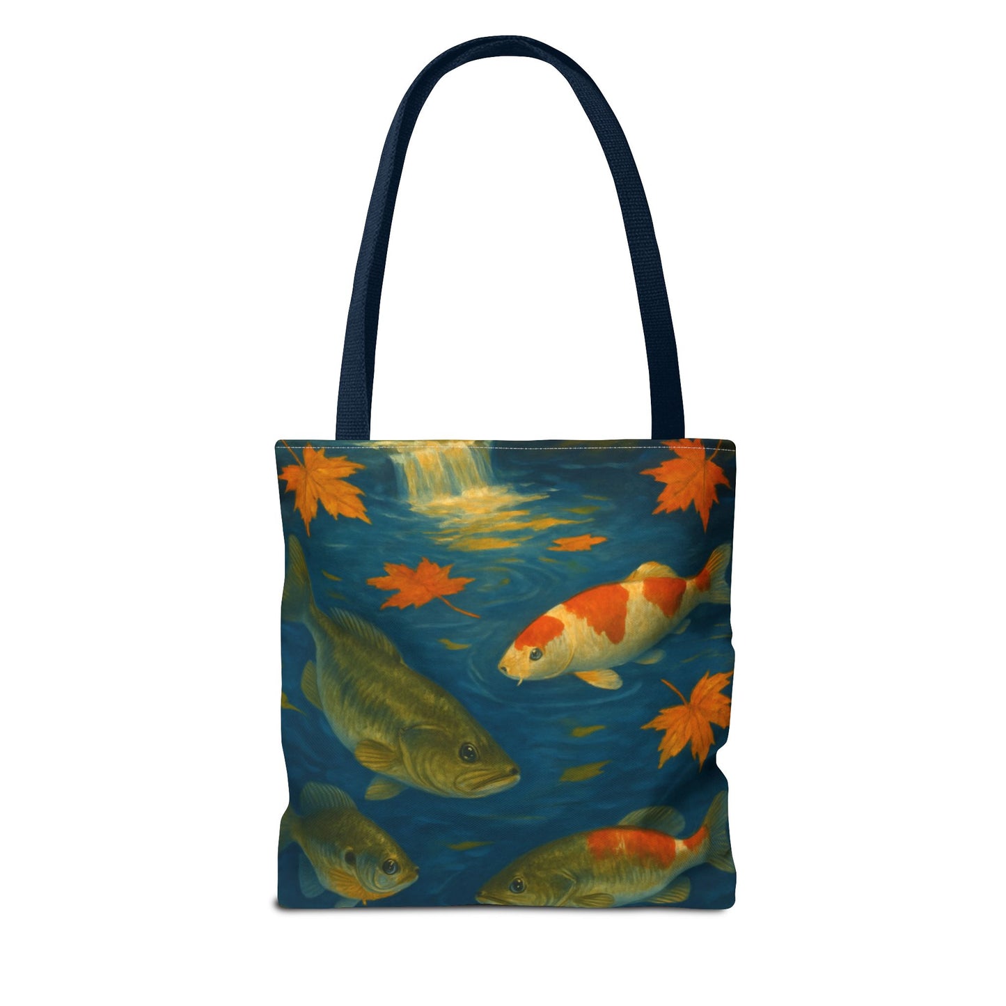 Fall Fish Print Tote Bag