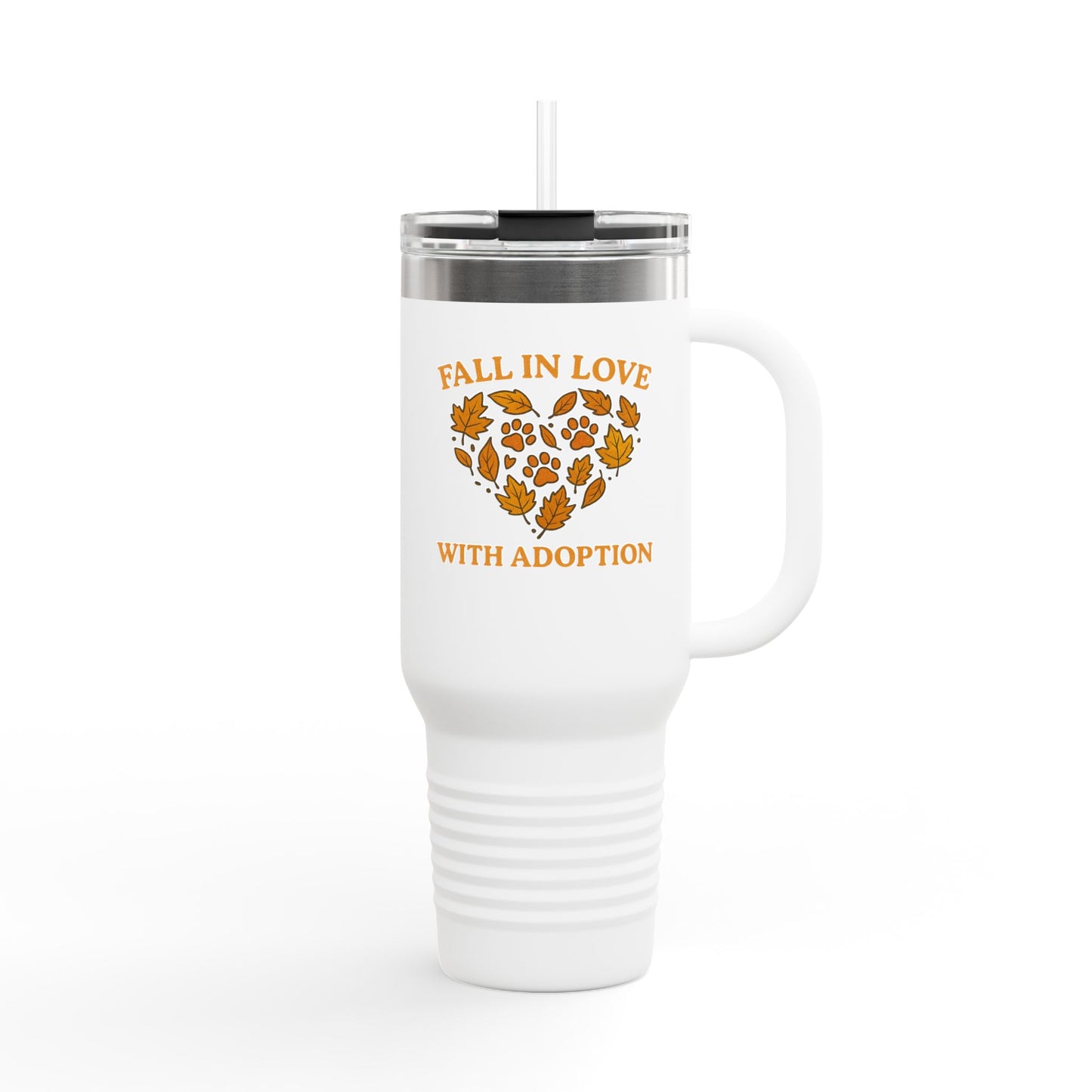 Fall in Love With Adoption Travel Mug
