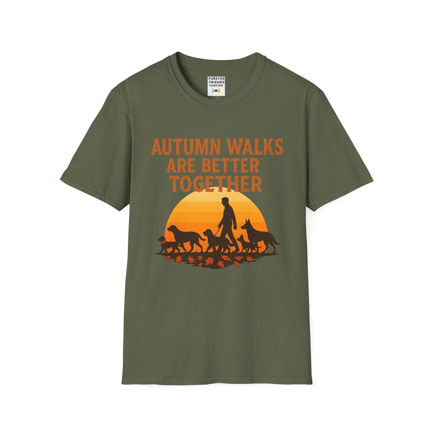 Autumn Walks Unisex T-Shirt, Casual Tee