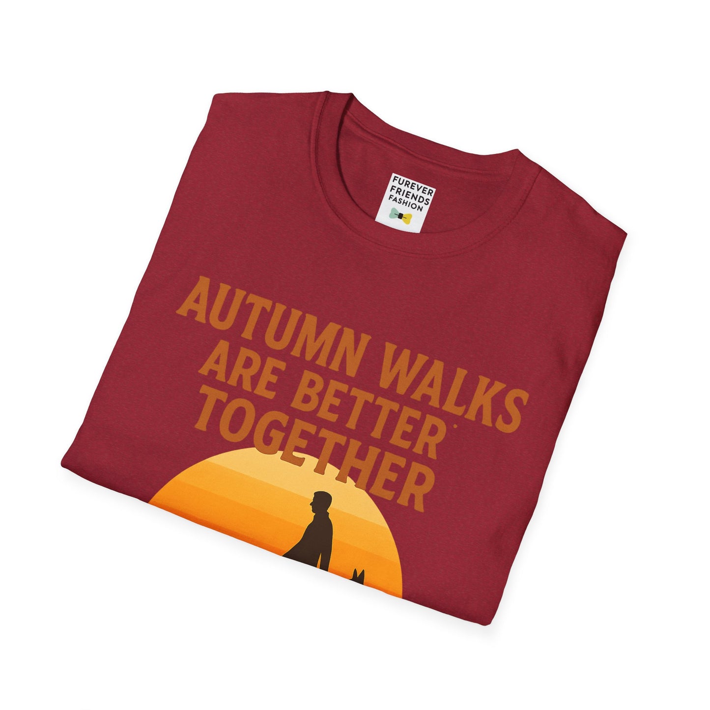 Autumn Walks Unisex T-Shirt, Casual Tee