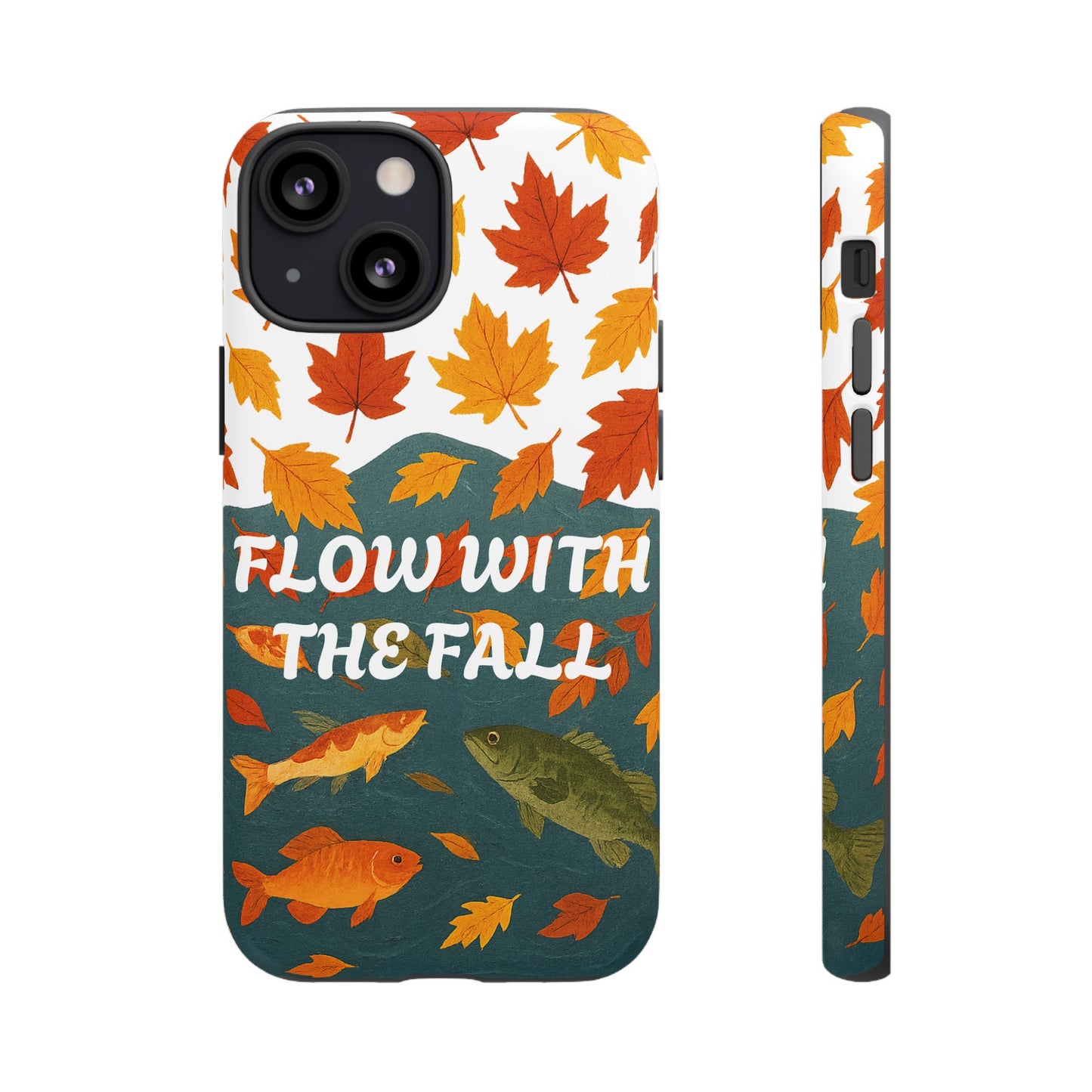 Flow With The Fall Fish Phone Case