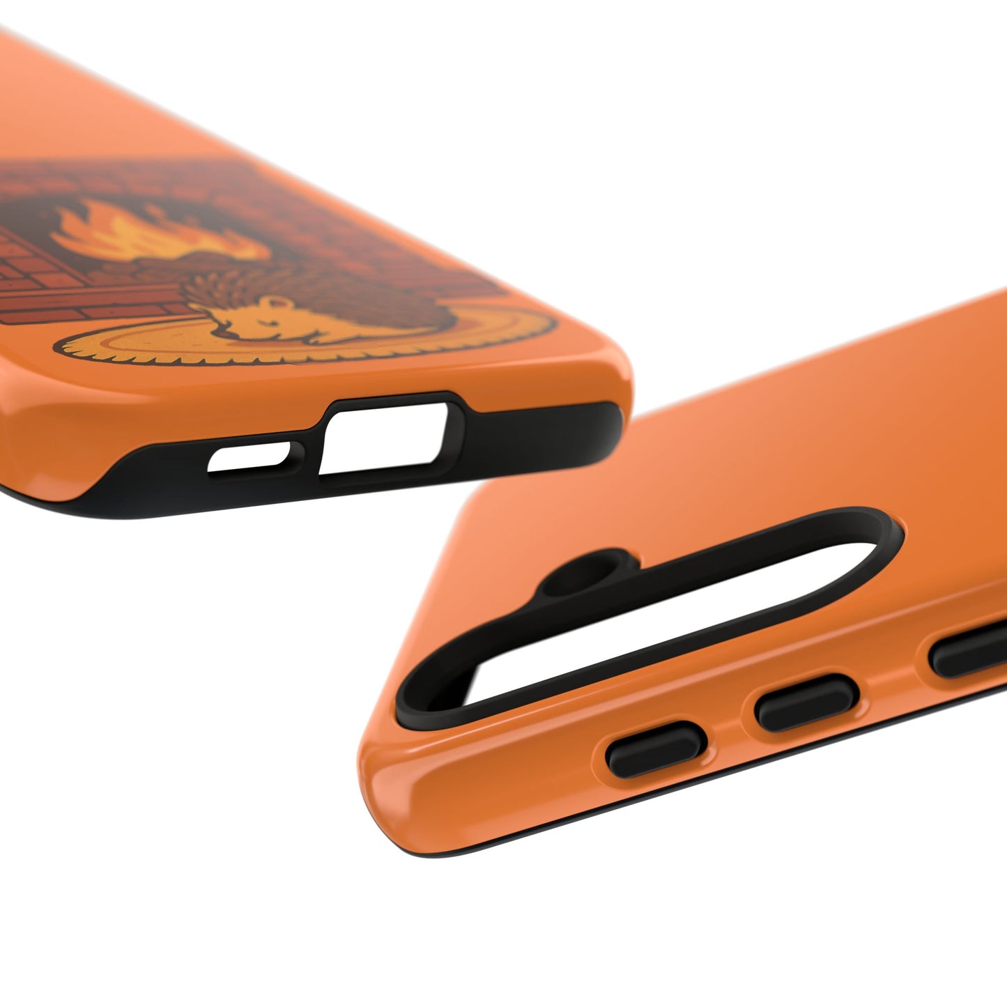 Fireside Spines Cozy Autumn Hedgehog Phone Case