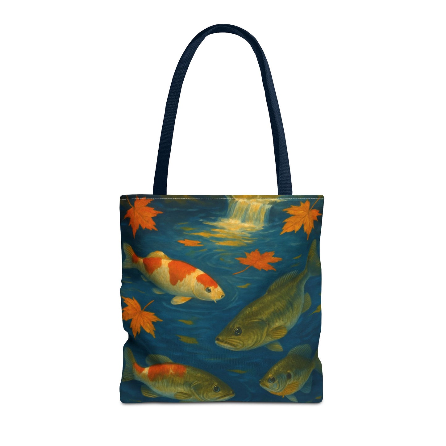 Fall Fish Print Tote Bag