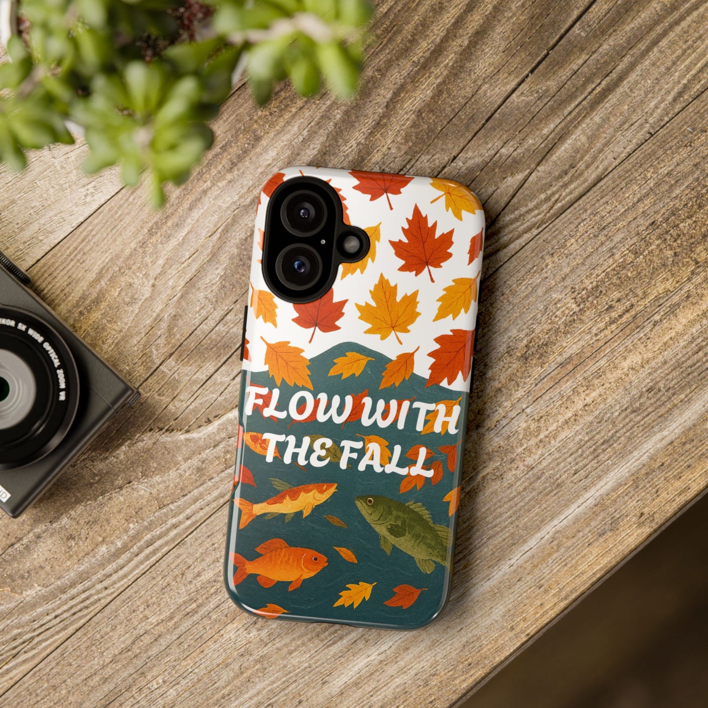 Flow With The Fall Fish Phone Case