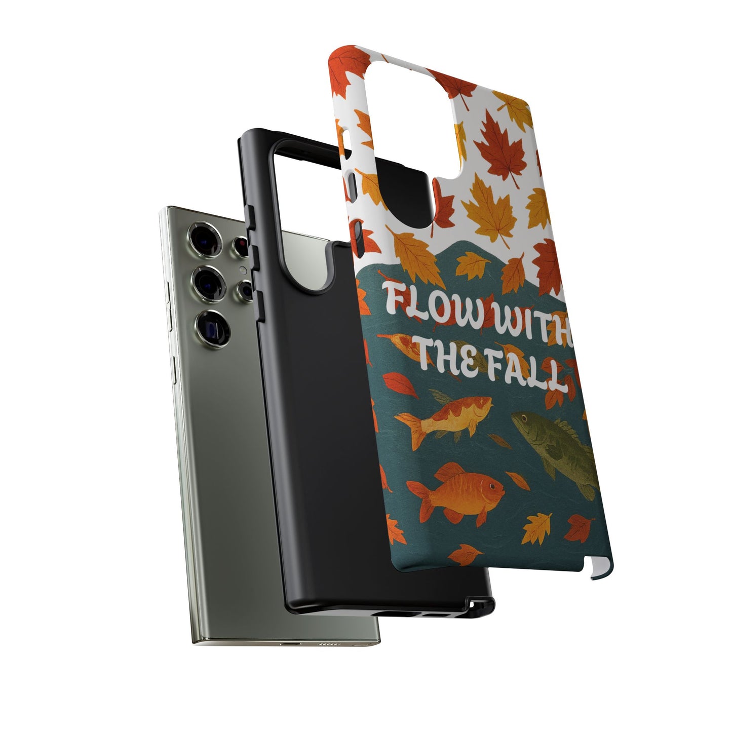 Flow With The Fall Fish Phone Case