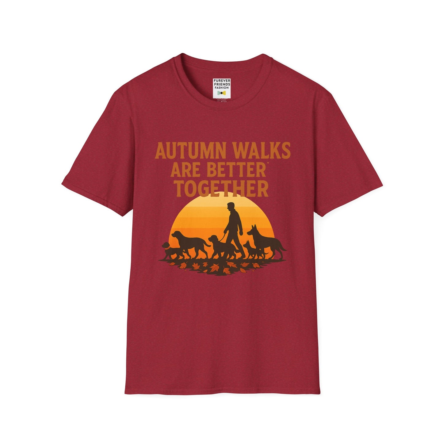 Autumn Walks Unisex T-Shirt, Casual Tee