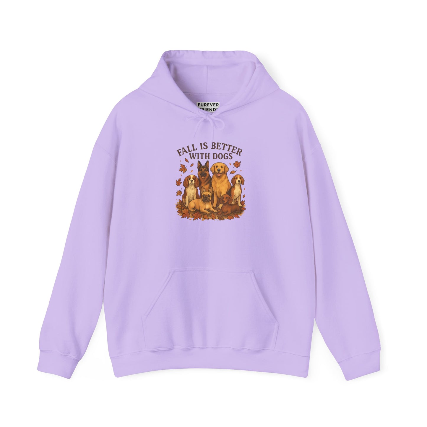 Fall Is Better With Dogs  Autumn Themed Hoodie