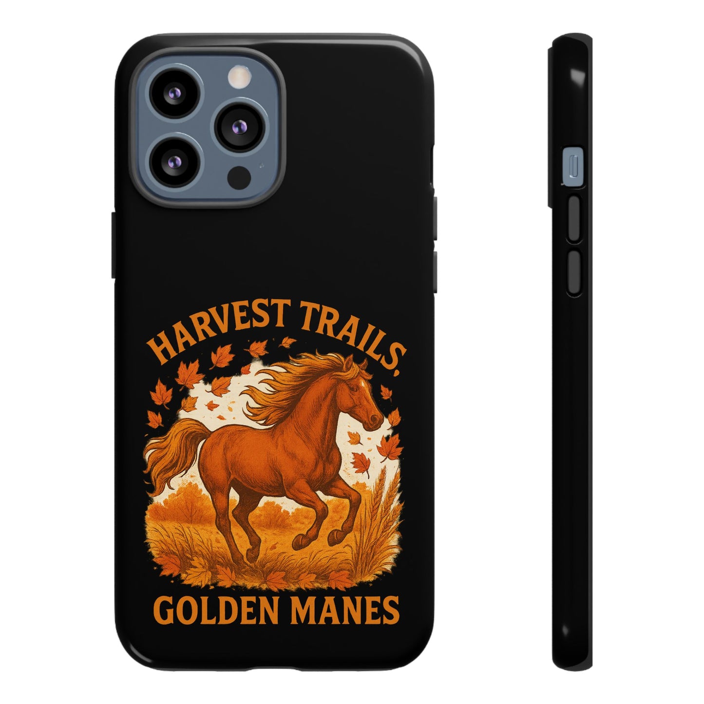 Harvest Trails Golden Manes Autumn Themed Phone Case