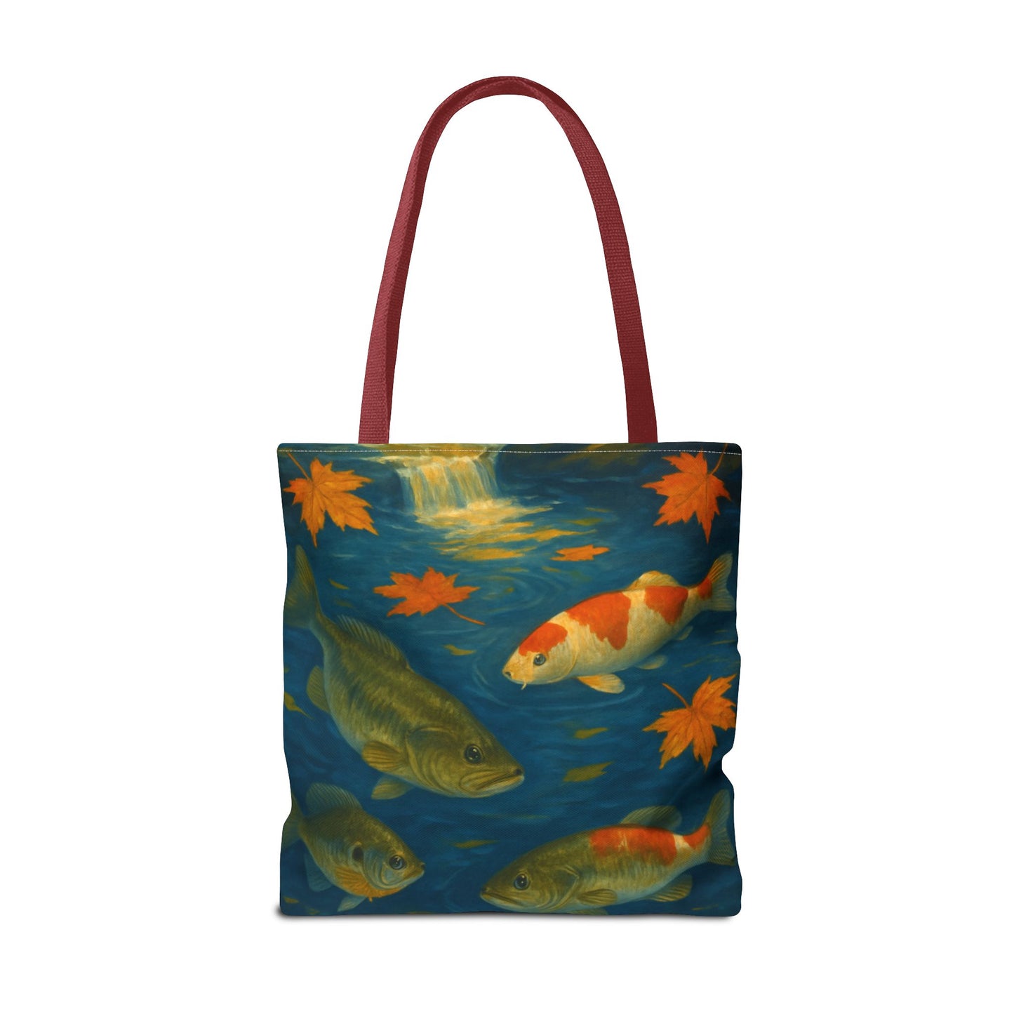 Fall Fish Print Tote Bag