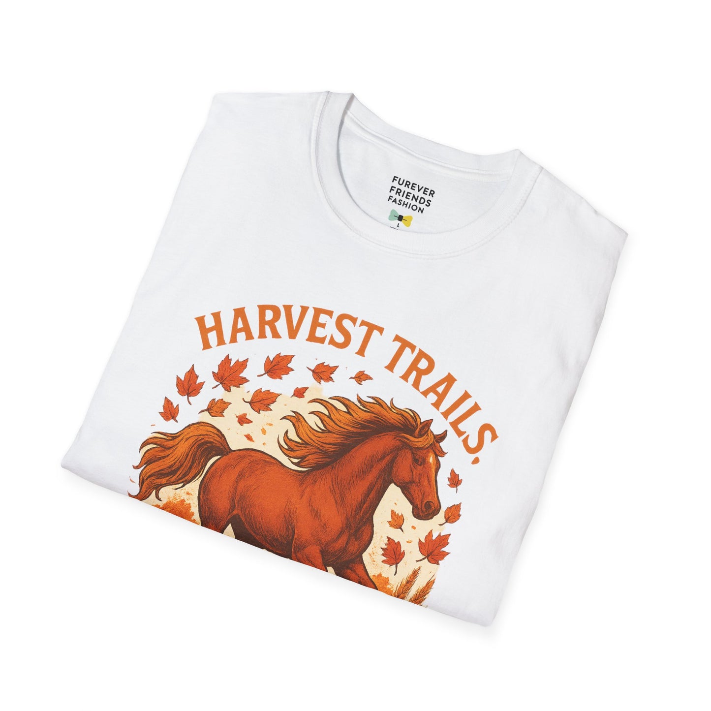 Harvest Trails Golden Manes Autumn Themed Tee
