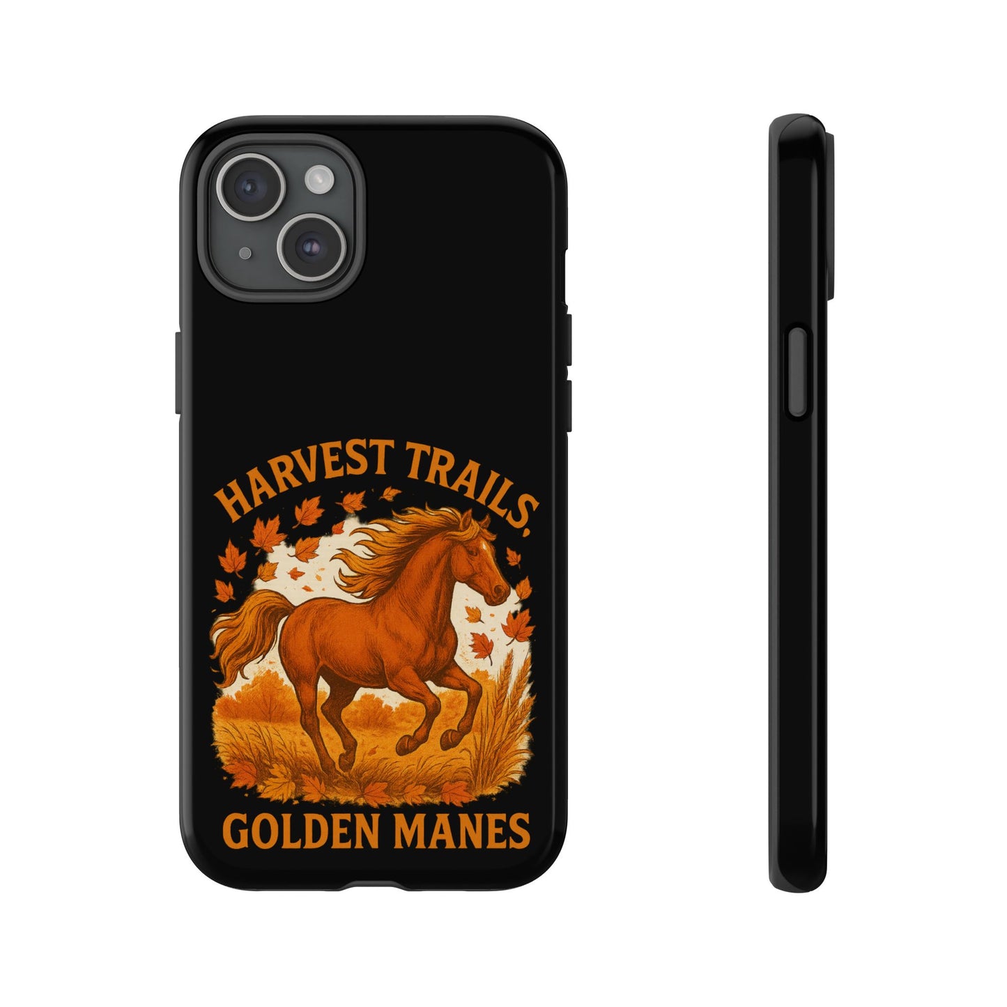 Harvest Trails Golden Manes Autumn Themed Phone Case
