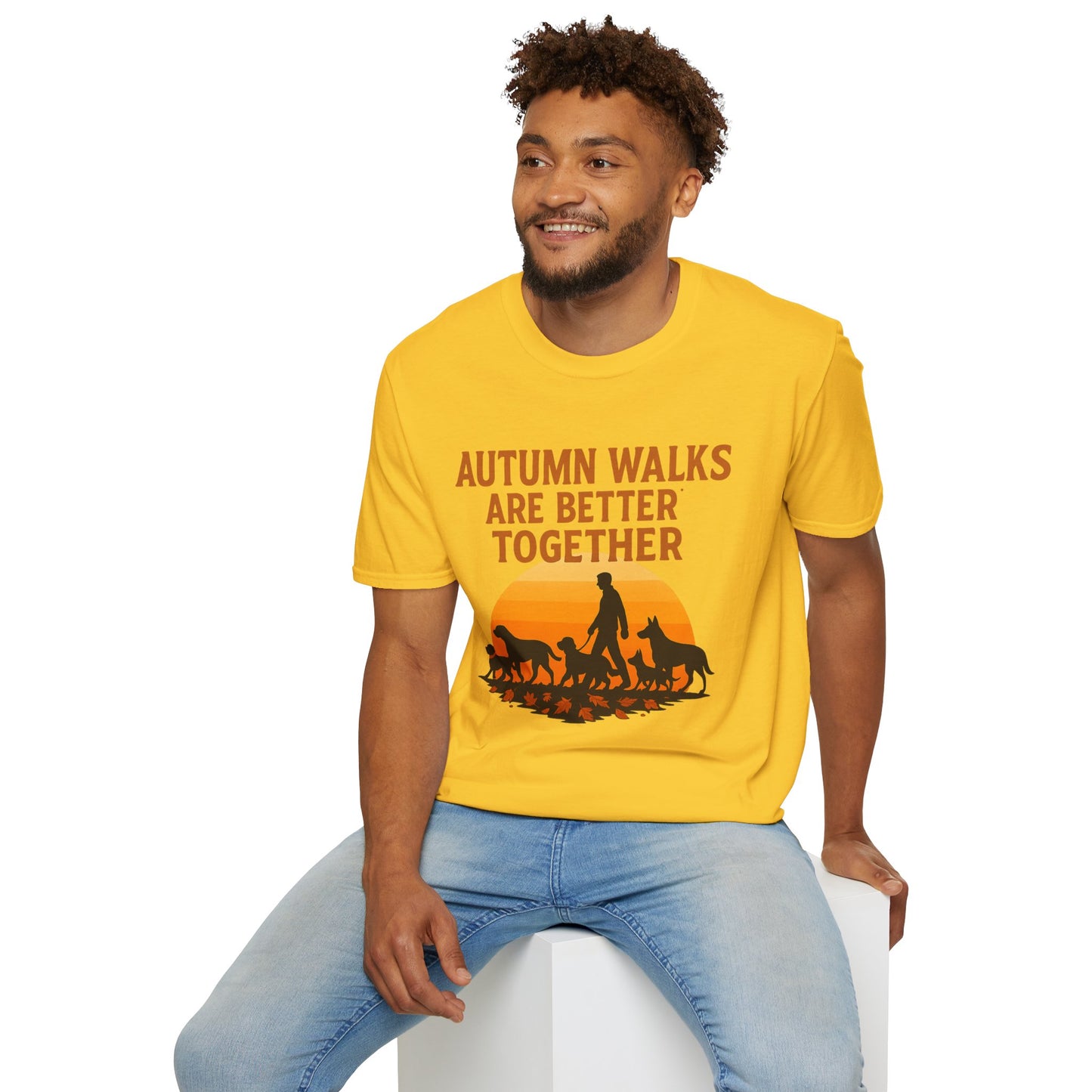 Autumn Walks Unisex T-Shirt, Casual Tee