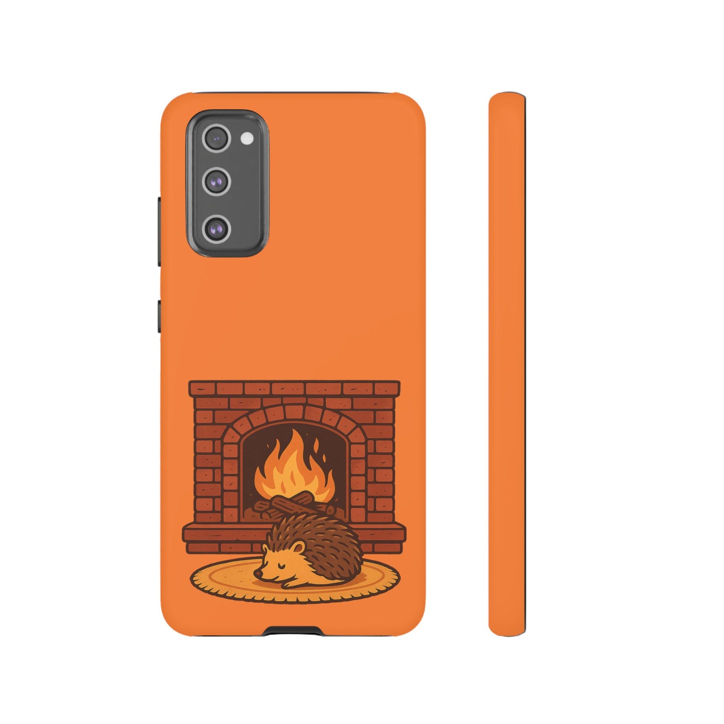 Fireside Spines Cozy Autumn Hedgehog Phone Case