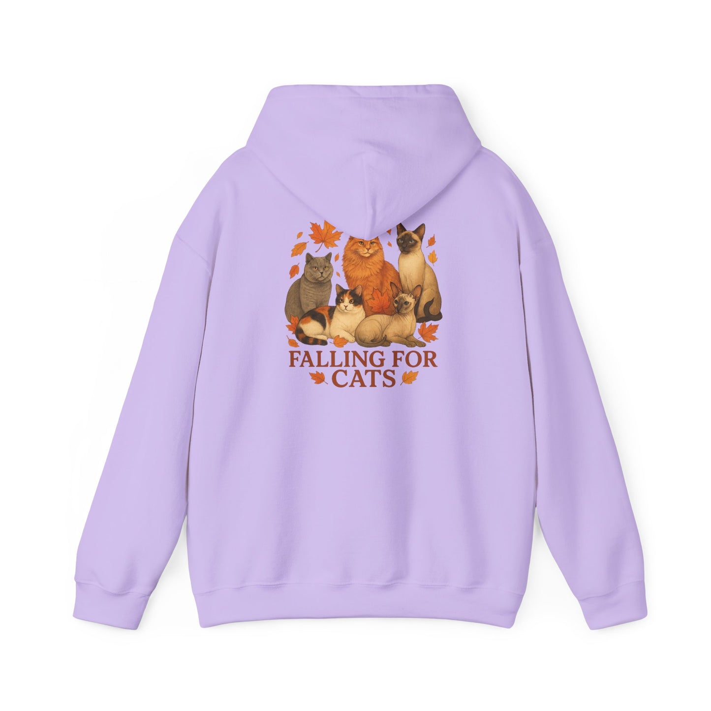 Falling For Cats Hooded Sweatshirt