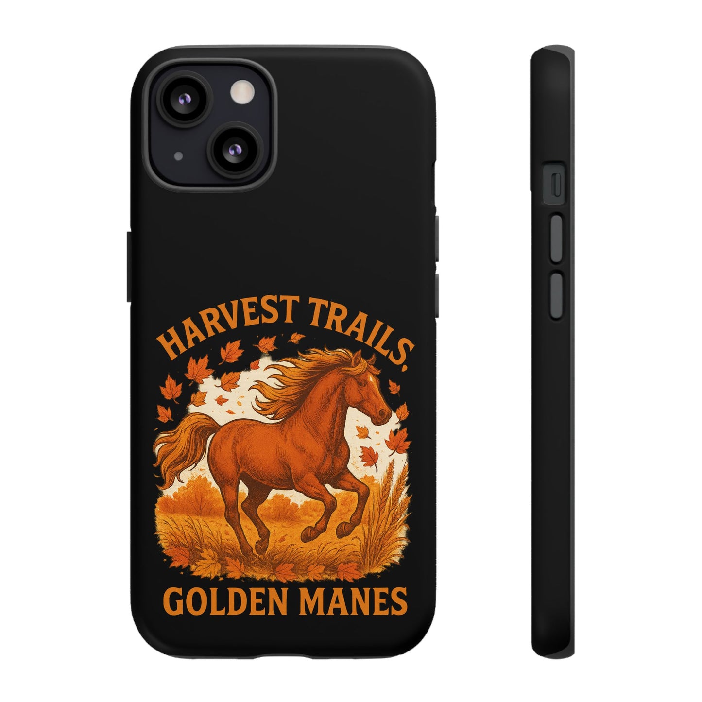 Harvest Trails Golden Manes Autumn Themed Phone Case