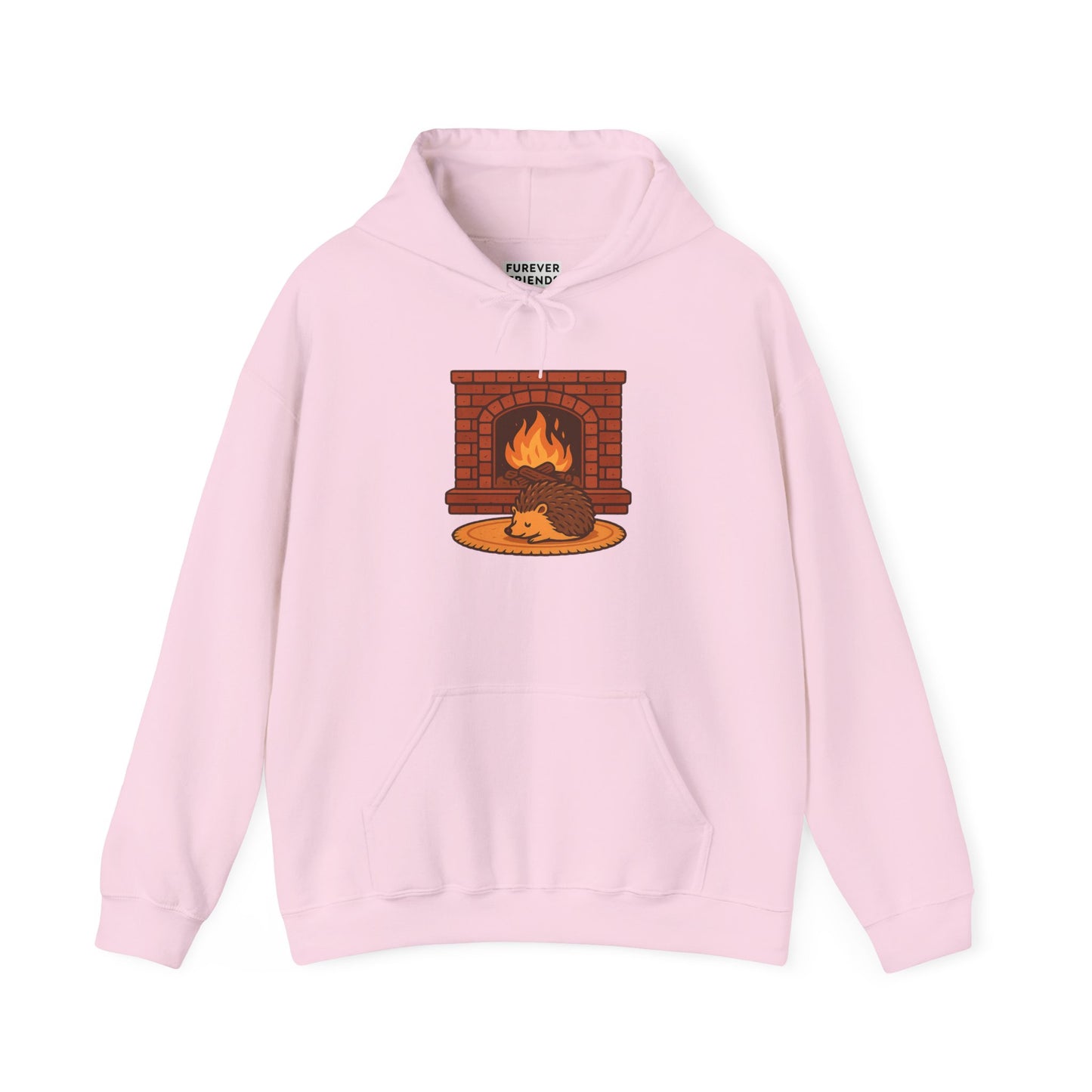 Fireside Spines Cozy Autumn Hoodie
