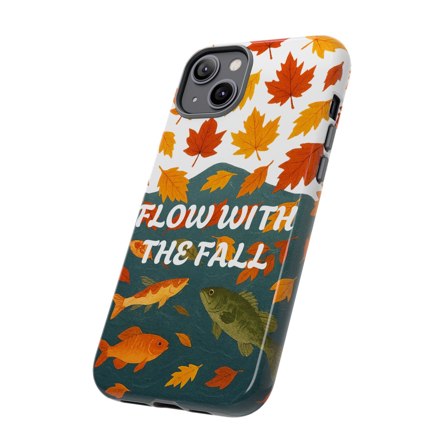 Flow With The Fall Fish Phone Case