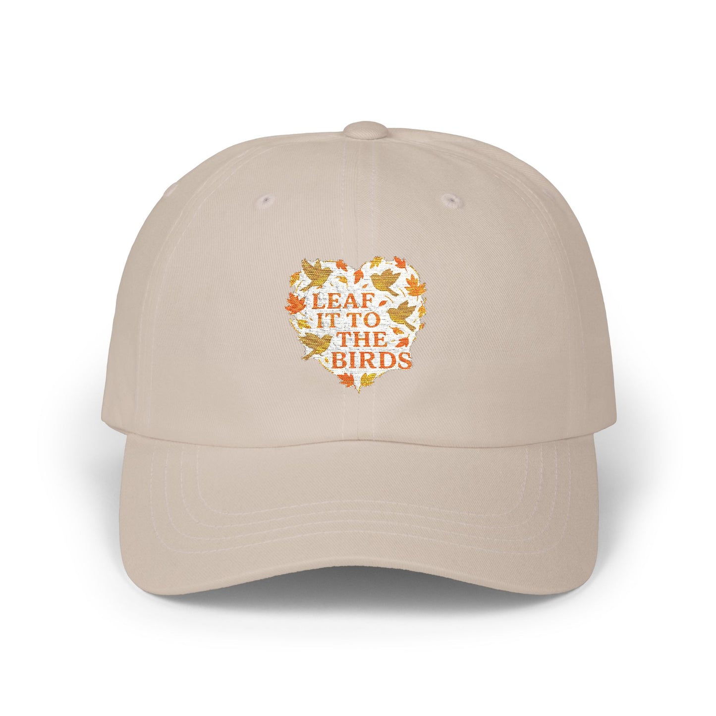 leaf It To The Birds Autumn Themed Cap