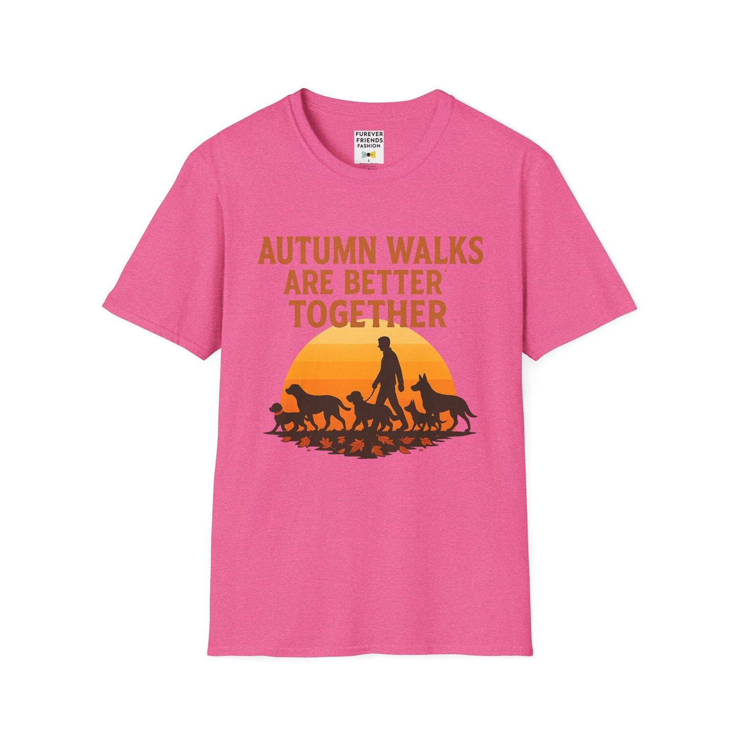 Autumn Walks Unisex T-Shirt, Casual Tee