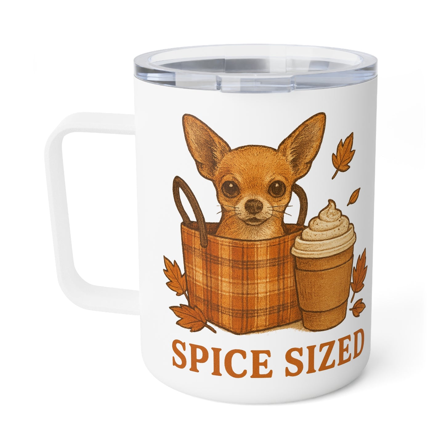 Spice Sized Autumn Themed Insulated Coffee Mug