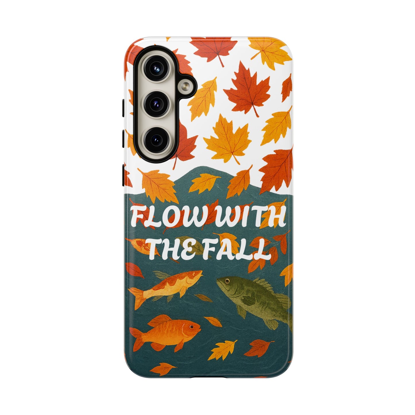 Flow With The Fall Fish Phone Case